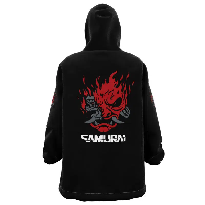 Johnny Silverhand Jacket Cyberpunk 2077 Snug Oversized Blanket Hoodie