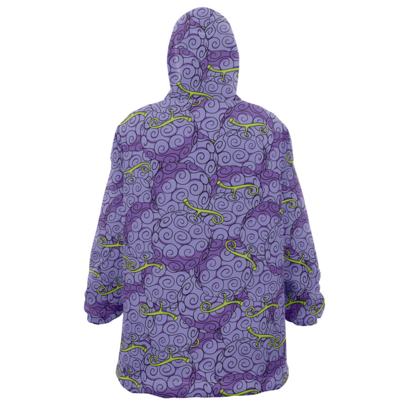 Gomu Gomu No Mi One Piece Snug Oversized Blanket Hoodie - Image 2