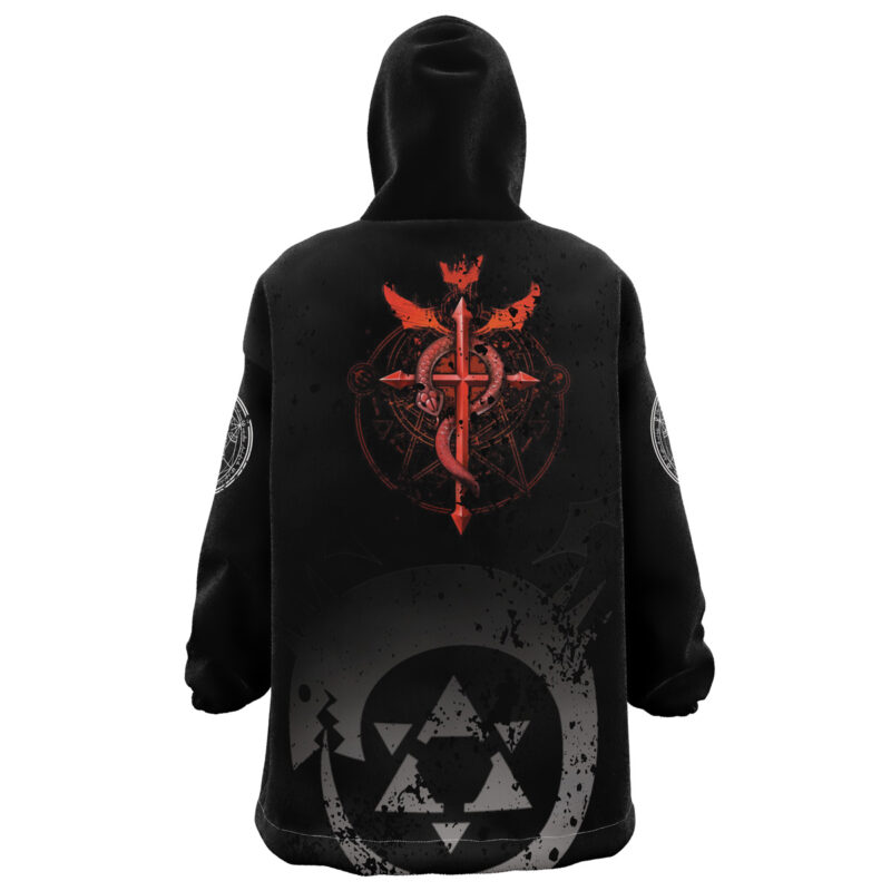 Transmutation Circle Fullmetal Alchemist Snug Oversized Blanket Hoodie - Image 2
