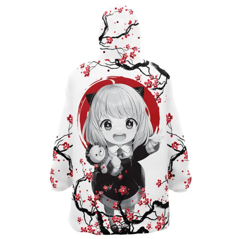 Anya Cherry Blossom Spy X Family Snug Oversized Blanket Hoodie
