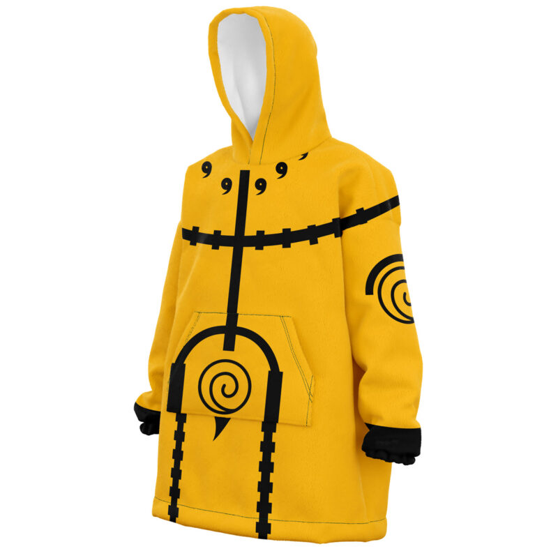 Nine Tails Chakra Mode Shippuden Snug Oversized Blanket Hoodie - Image 2