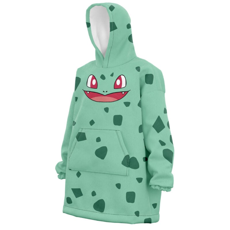 Bulbasaur Pokemon Snug Oversized Blanket Hoodie - Image 2