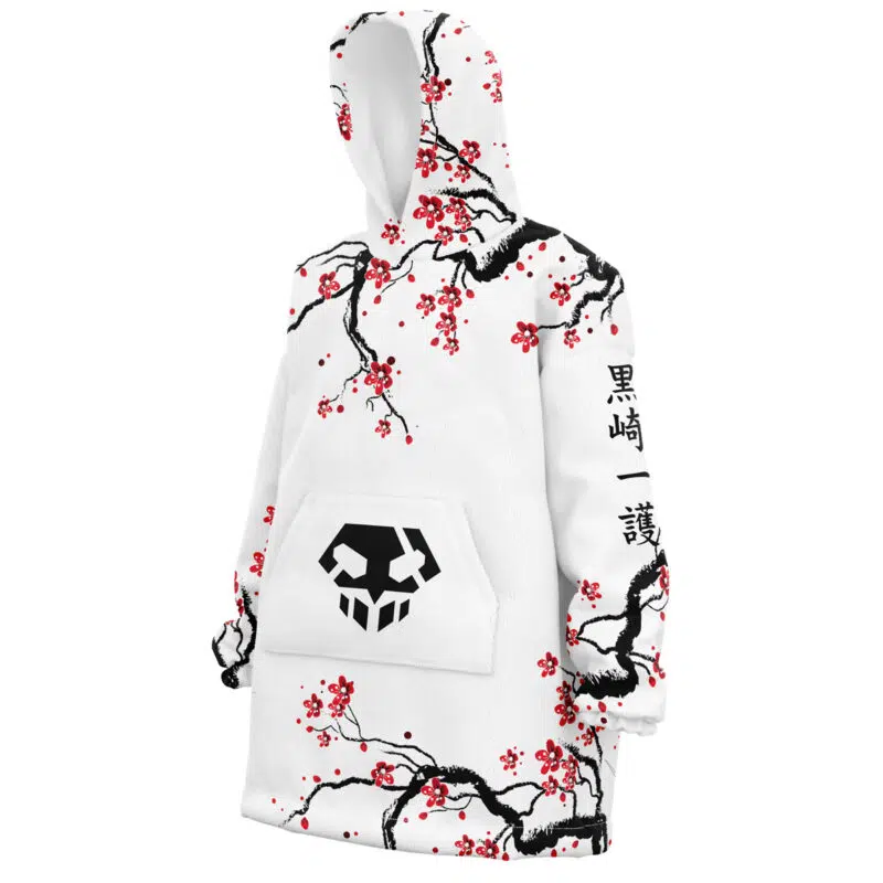 Ichigo Kurosaki Cherry Blossom Bleach Snug Oversized Blanket Hoodie - Image 2