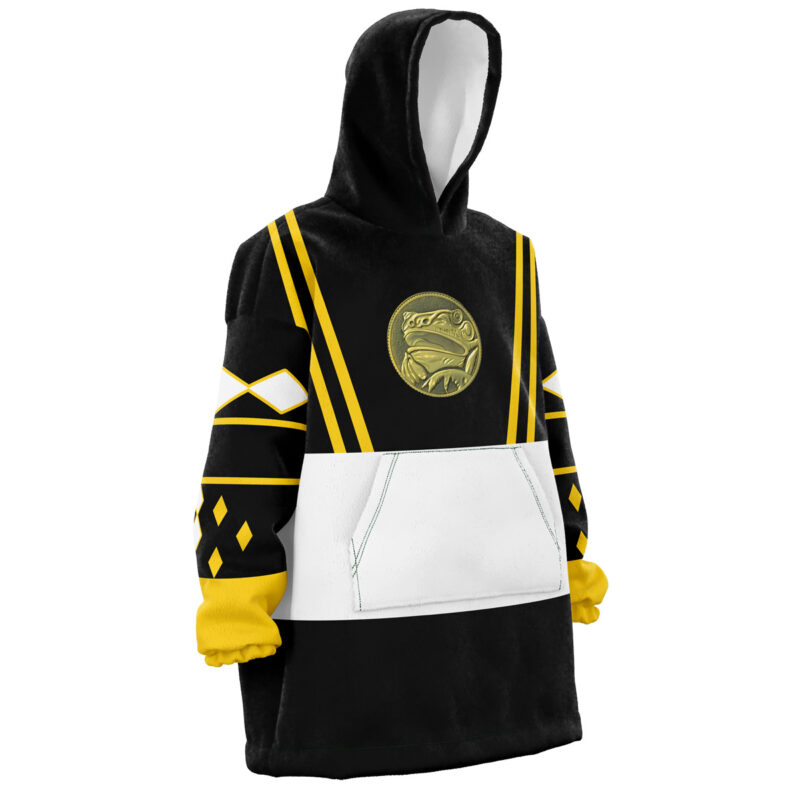 Black Ranger Ninjetti Power Rangers Snug Oversized Blanket Hoodie