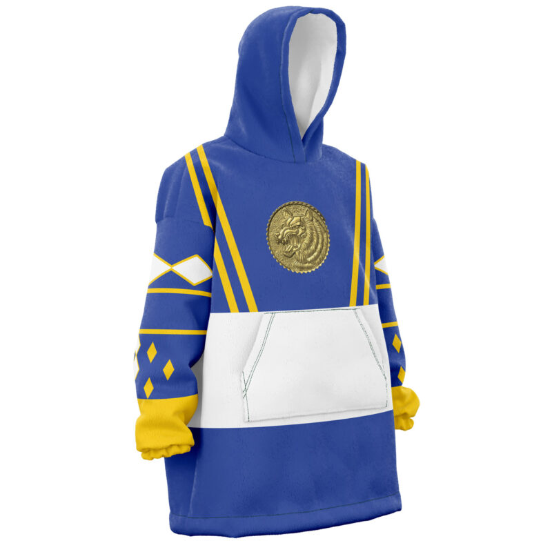 Blue Ranger Ninjetti Power Rangers Snug Oversized Blanket Hoodie