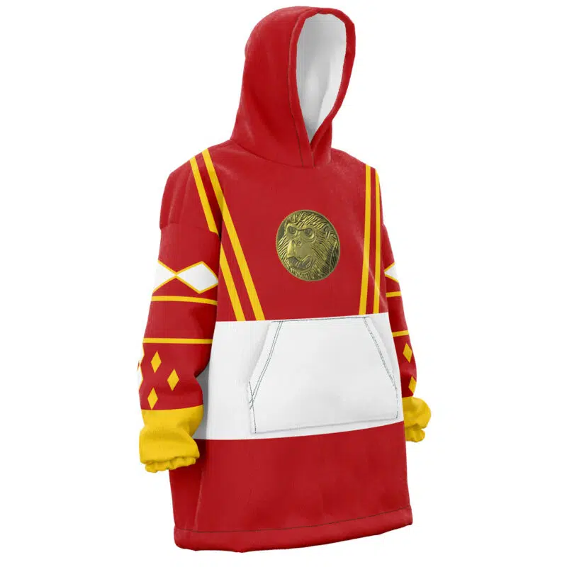 Red Ranger Ninjetti Power Rangers Snug Oversized Blanket Hoodie