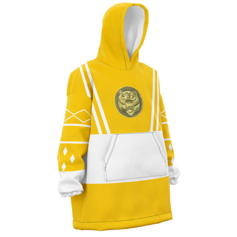 Yellow Ranger Ninjetti Power Rangers Snug Oversized Blanket Hoodie