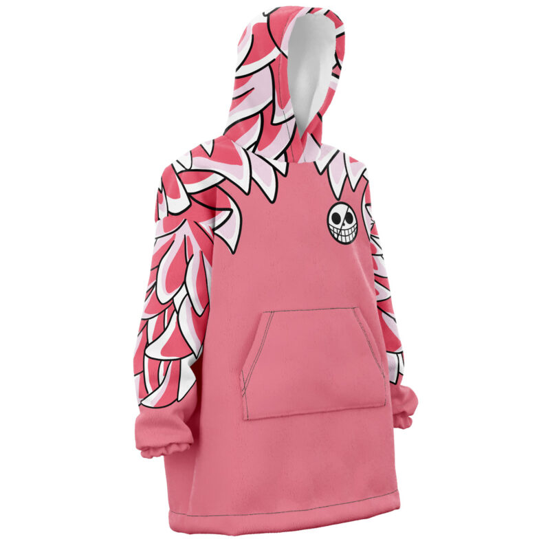 Doflamingo One Piece Snug Oversized Blanket Hoodie - Image 2