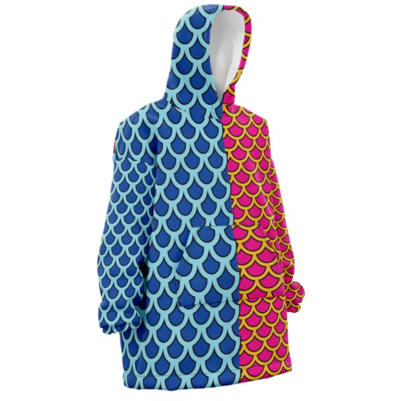 Kaido Pattern One Piece Snug Oversized Blanket Hoodie - Image 3