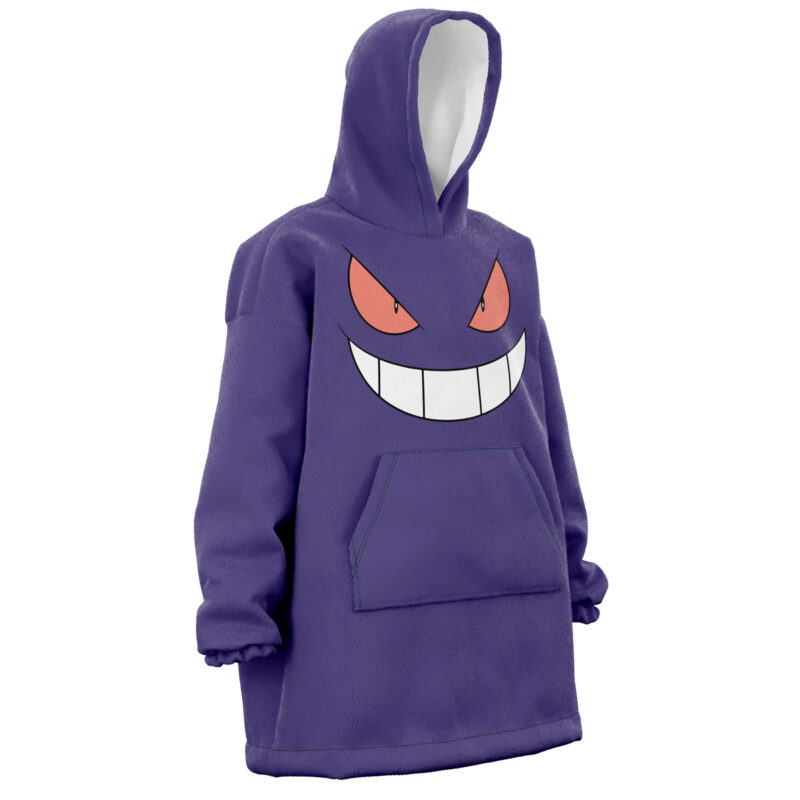 Gengar Pokemon Snug Oversized Blanket Hoodie - Image 3
