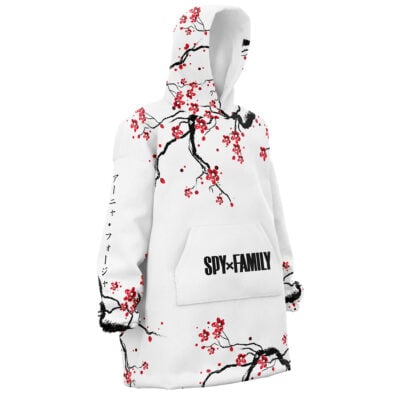 Anya Cherry Blossom Spy X Family Snug Oversized Blanket Hoodie