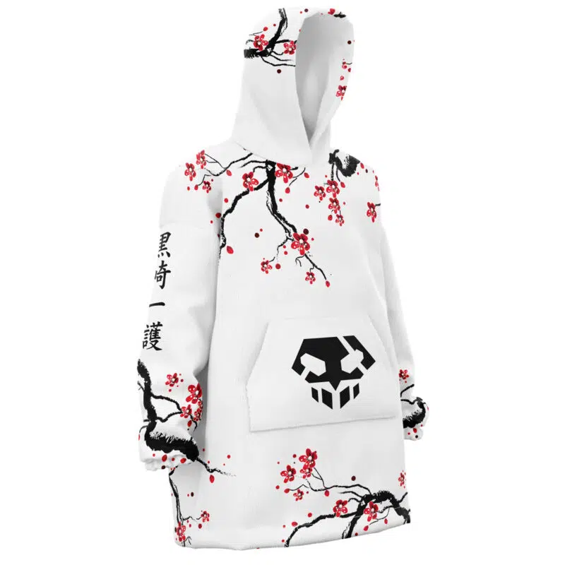 Ichigo Kurosaki Cherry Blossom Bleach Snug Oversized Blanket Hoodie - Image 3