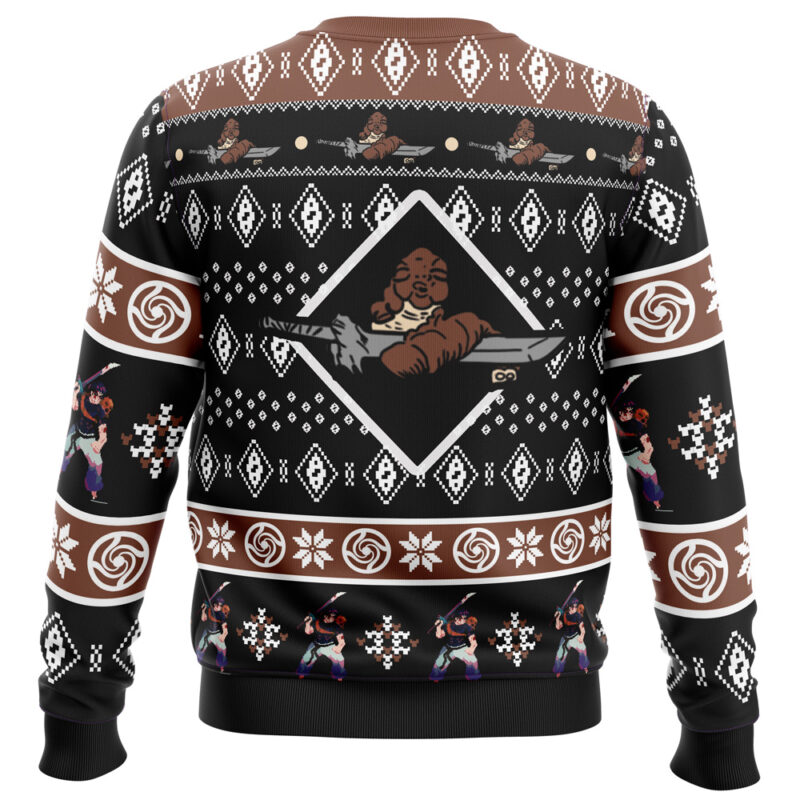 Chibi Toji Fushiguro Jujutsu Kaisen Ugly Christmas Sweater - Image 2