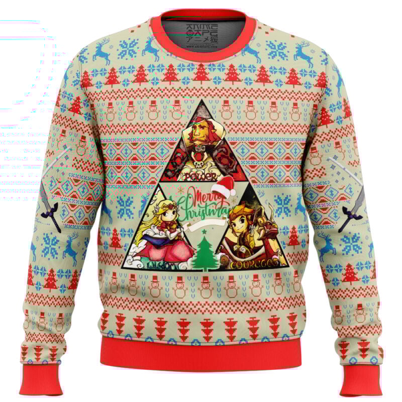 Wind Waker Triangle Legend of Zelda_Ugly Christmas Sweater