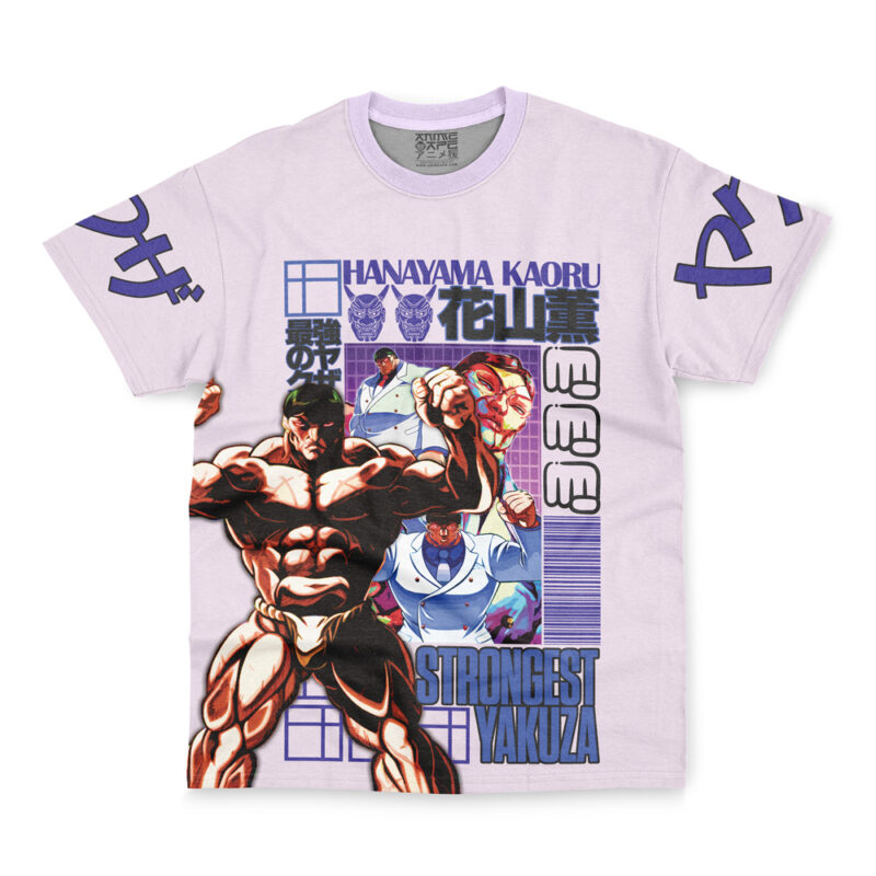 Hanayama Kaoru Baki Streetwear T-Shirt - Image 2