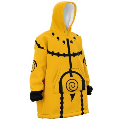 Nine Tails Chakra Mode Naruto Snug Oversized Blanket Hoodie