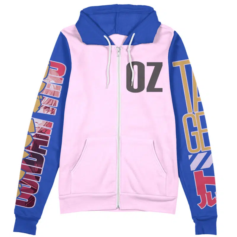 Tallgeese x Zechs Merquise Gundam Wing Streetwear Zip Hoodie Jacket - Image 2