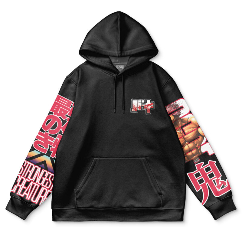 Yuujirou Hanma Baki Streetwear Hoodie - Image 2