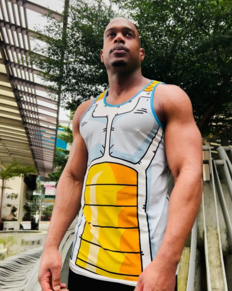 Vegeta Battle Suit Dragon Ball Z Tank Top