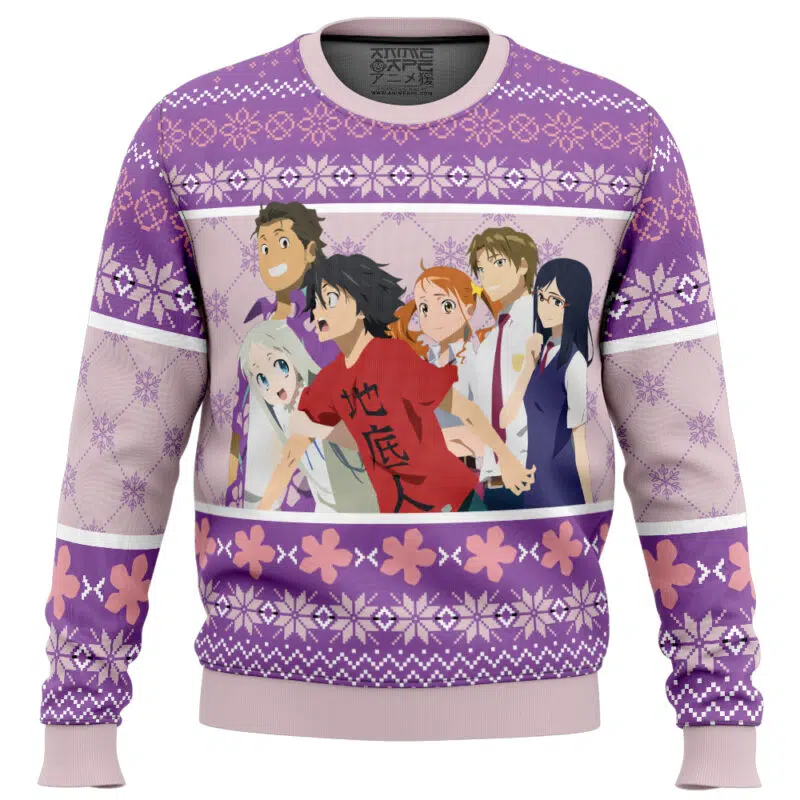 Best Friends Anohana Ugly Christmas Sweater