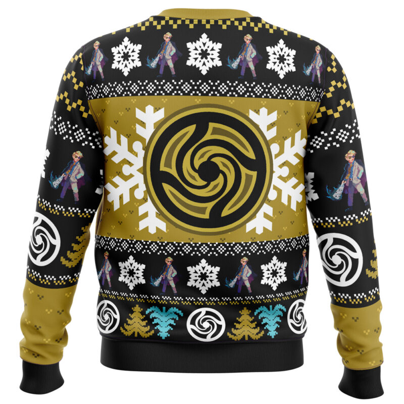 Chibi Nanami Kento Jujutsu Kaisen Ugly Christmas Sweater - Image 2
