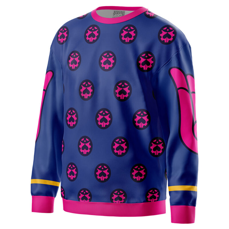 Giorno Giovanna Manga Jojo’s Bizarre Adventure Sweatshirt - Image 2