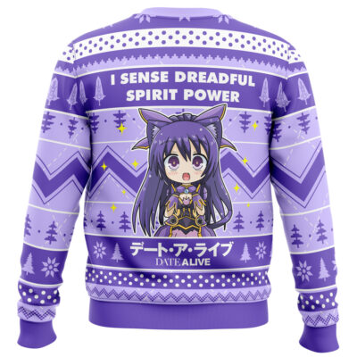 I Sense Dreadful Spirit Power Date A Live Ugly Christmas Sweater