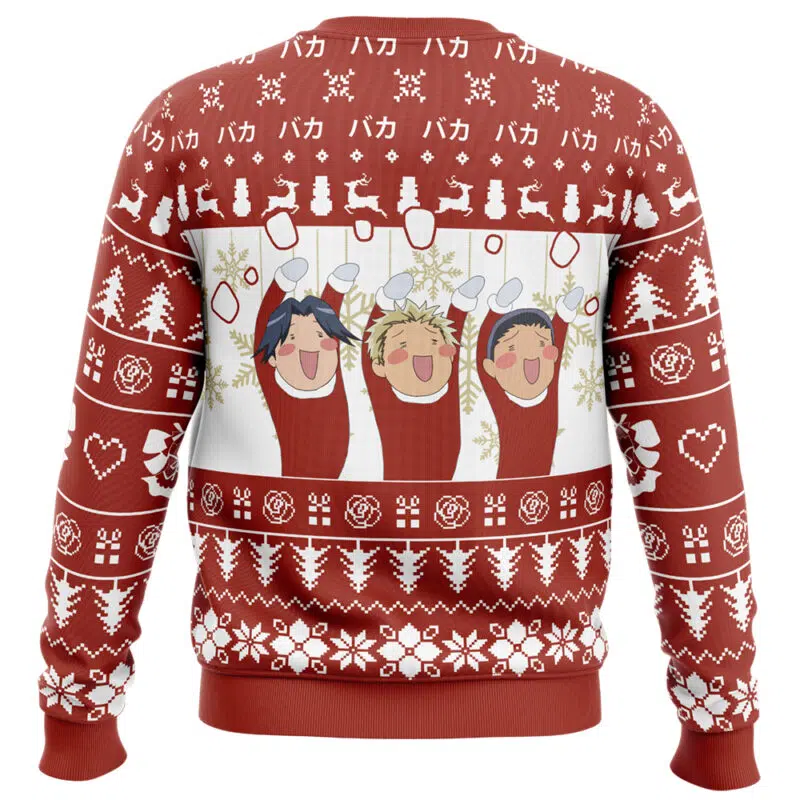 It's Christmas Break!!! The Moron Trio Maid-Sama Ugly Christmas Sweater - Image 2
