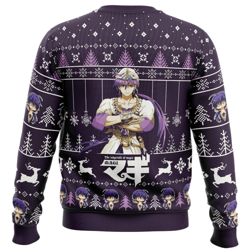 Know Your Place You Foolish Weakling Magi: The Labyrinth of Magic Ugly Christmas Sweater - Image 2