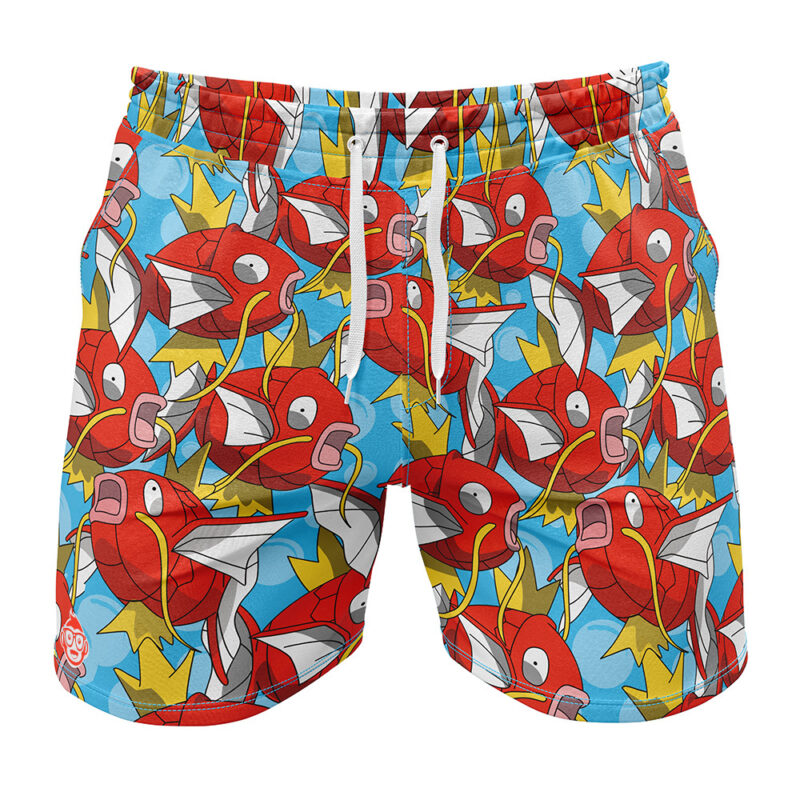 Magikarp Pattern Pokemon Gym Shorts