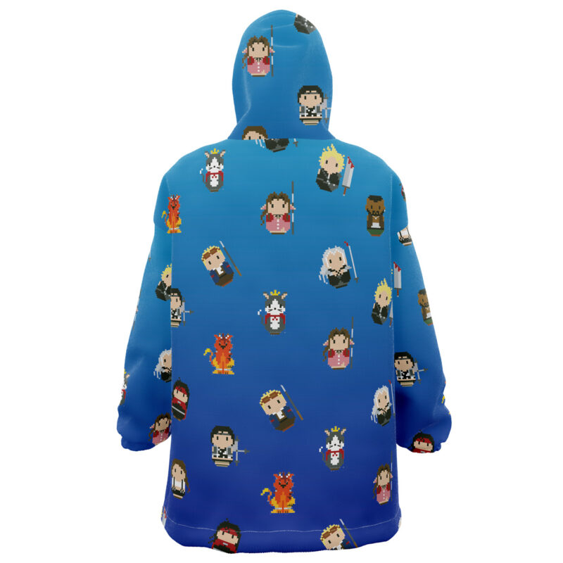 Final Fantasy VII Pattern Snug Oversized Blanket Hoodie - Image 3