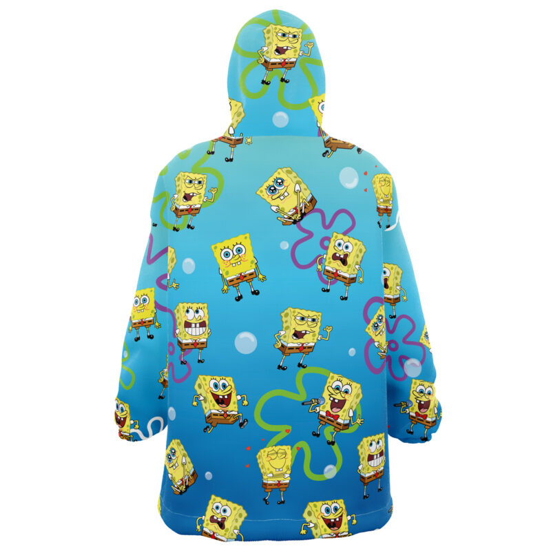 SpongeBob SquarePants Pattern Snug Oversized Blanket Hoodie - Image 2