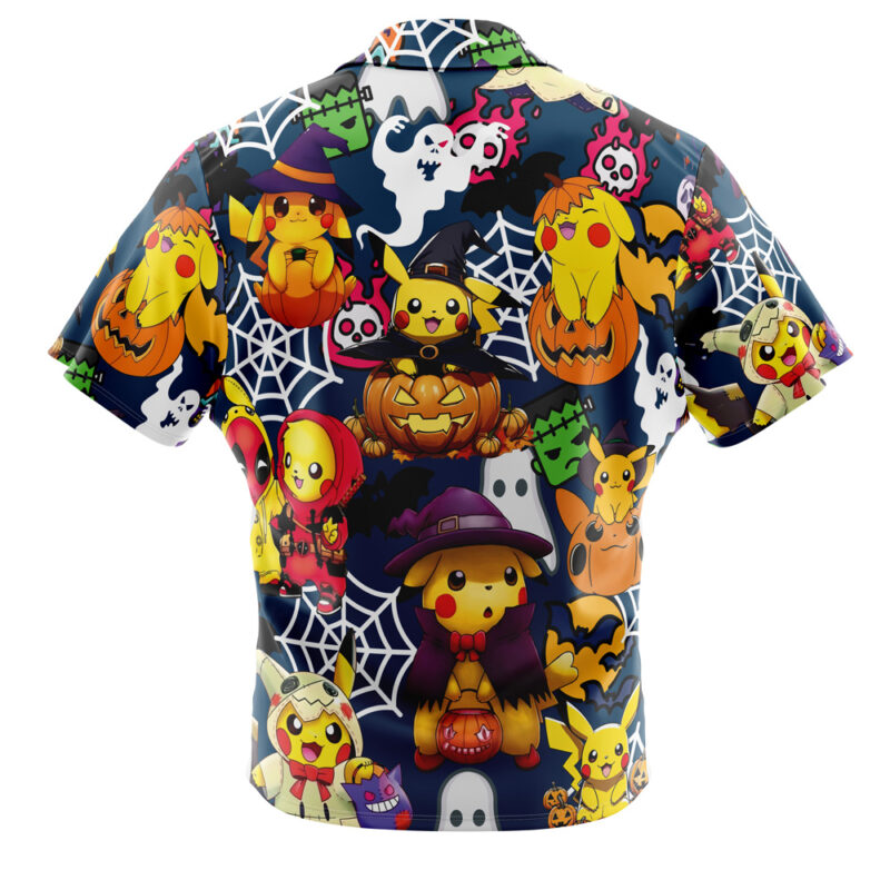 Pokemon Halloween Button Up Hawaiian Shirt - Image 2