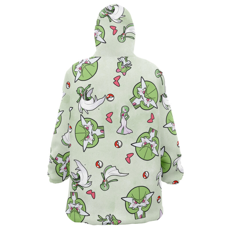 Gardevoir Pattern Pokemon Snug Oversized Blanket Hoodie - Image 2