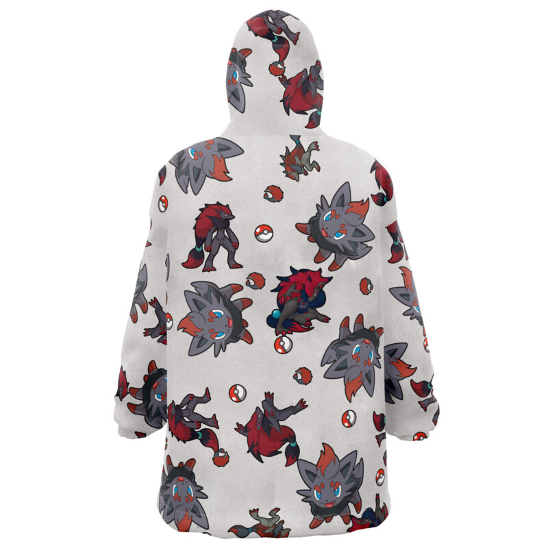 Zoroark Pattern Pokemon Snug Oversized Blanket Hoodie - Image 2