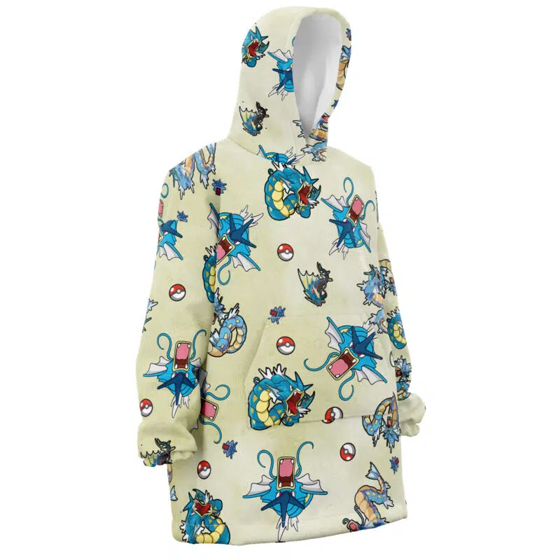 Gardevoir Pattern Pokemon Snug Oversized Blanket Hoodie