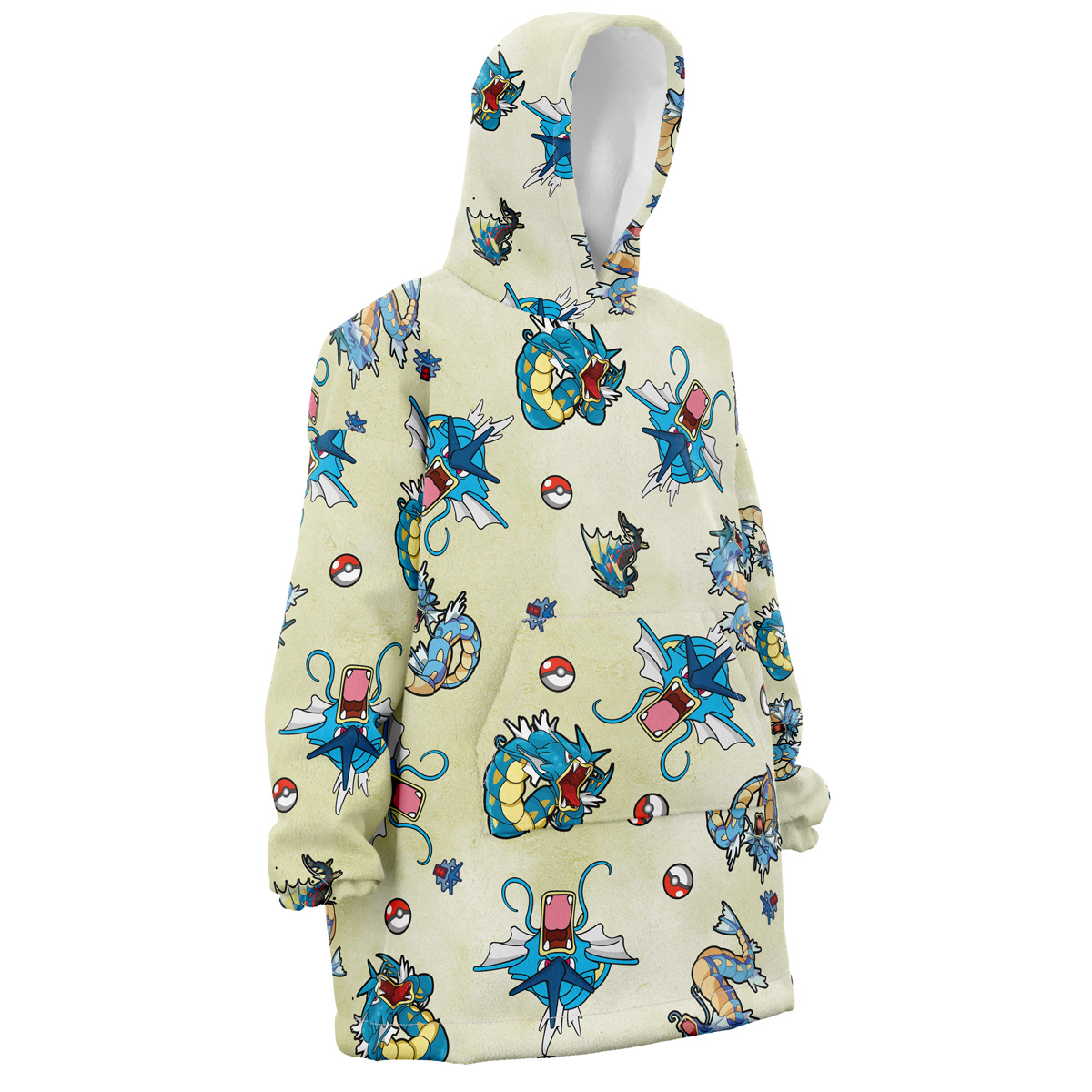 Gardevoir Pattern Pokemon Snug Oversized Blanket Hoodie
