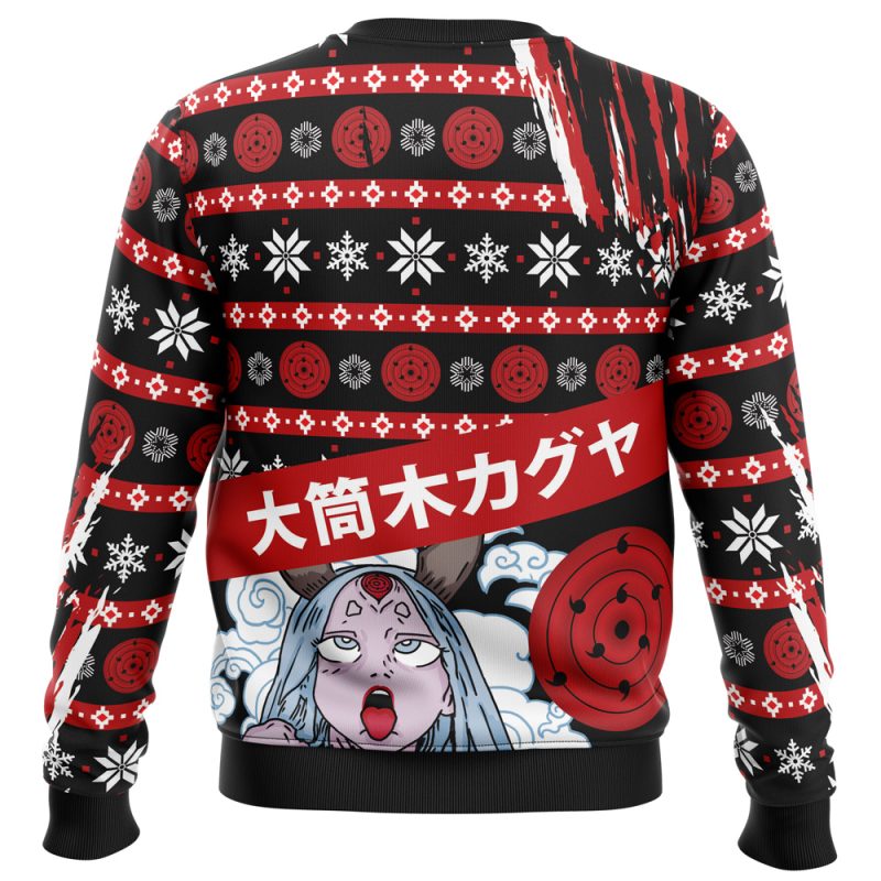 Ahegao Kaguya Shippuden Ugly Christmas Sweater - Image 2