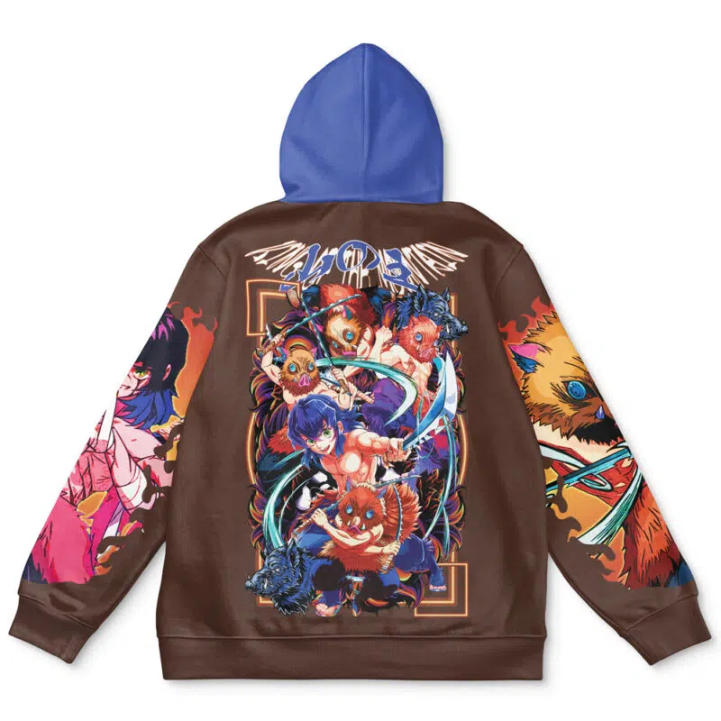 Hashibira Inosuke V2 Demon Slayer Streetwear Hoodie