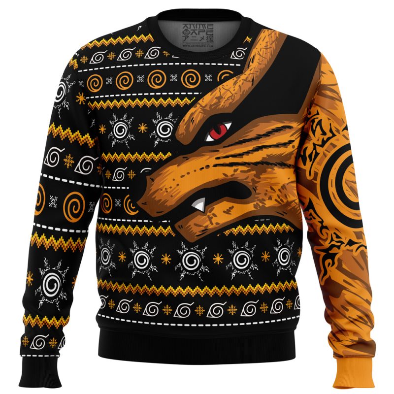 Nine Tails Mode Naruto Christmas Sweater