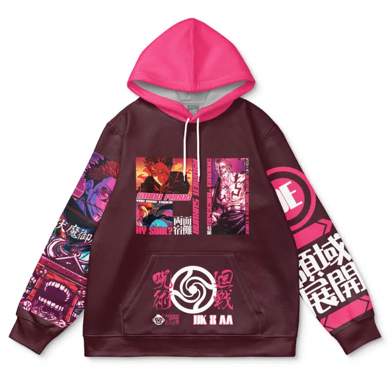 Ryomen Sukuna V2 Jujutsu Kaisen Streetwear Hoodie - Image 2