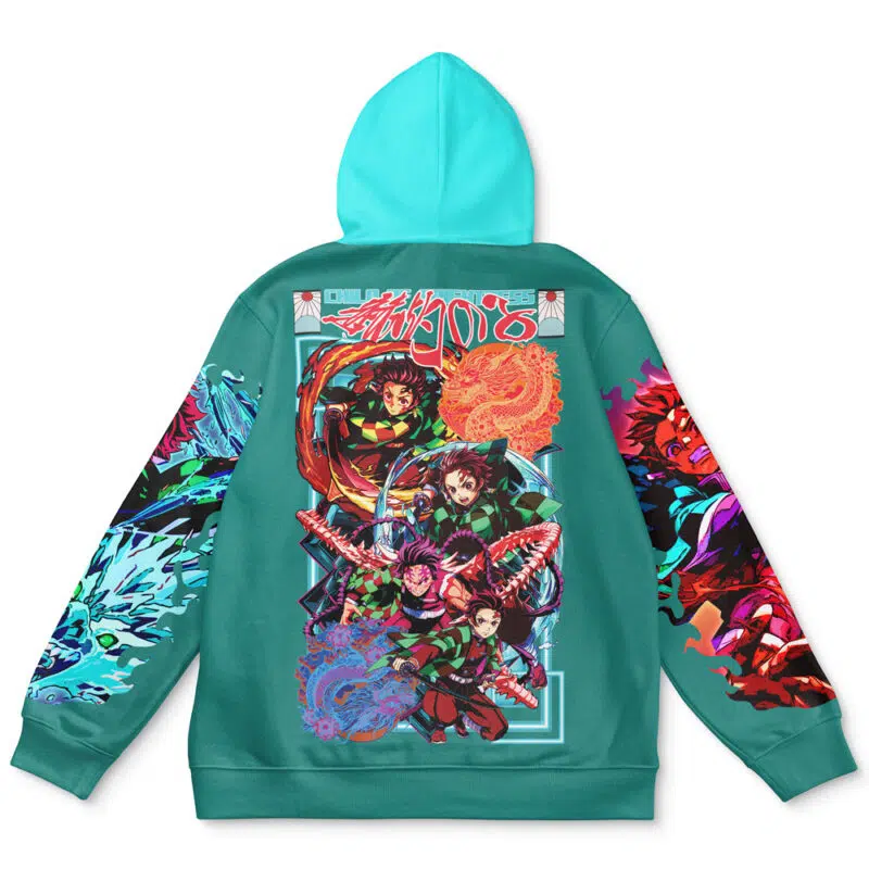 Kamado Tanjiro V2 Demon Slayer Streetwear Hoodie