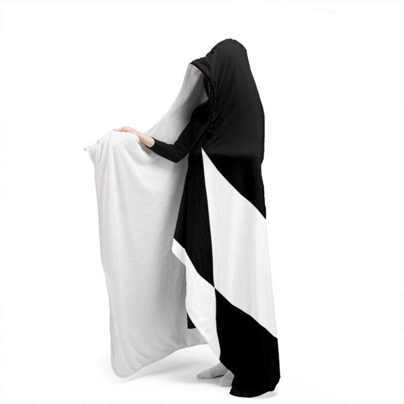 Black Ranger Mighy Morphine Power Rangers Hooded Blanket