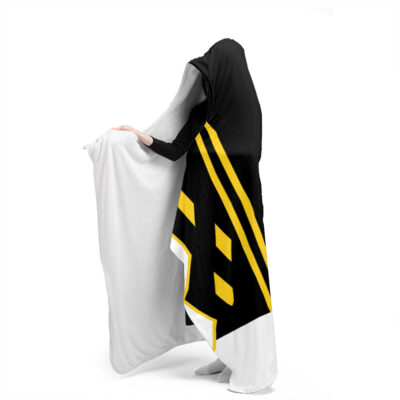 Black Ranger Ninjetti Power Rangers Hooded Blanket