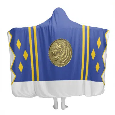 Blue Ranger Ninjetti Power Rangers Hooded Blanket