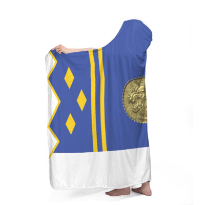 Blue Ranger Ninjetti Power Rangers Hooded Blanket