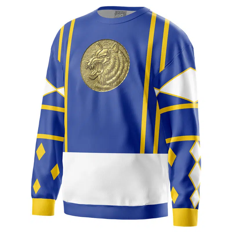 Blue Ranger Ninjetti  Rangers Sweatshirt - Image 2
