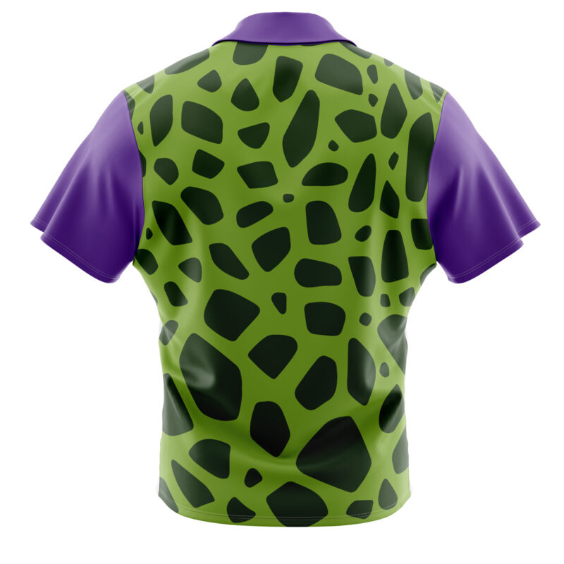 Cell Dragon Ball Z Button Up Hawaiian Shirt - Image 2