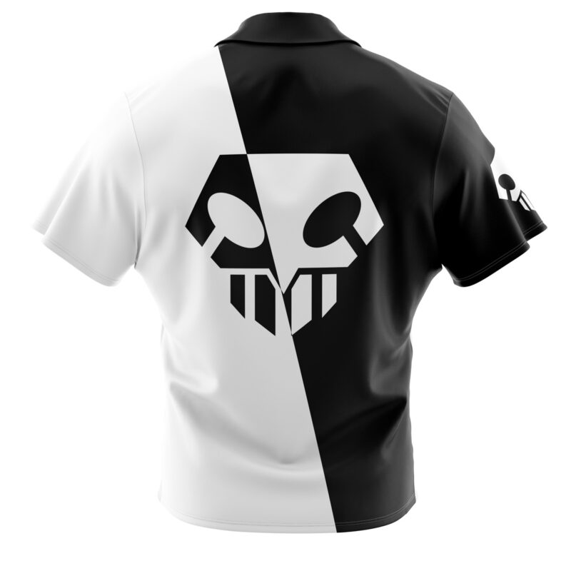 Ichigo Hollow Mask Bleach Button Up Hawaiian Shirt - Image 2
