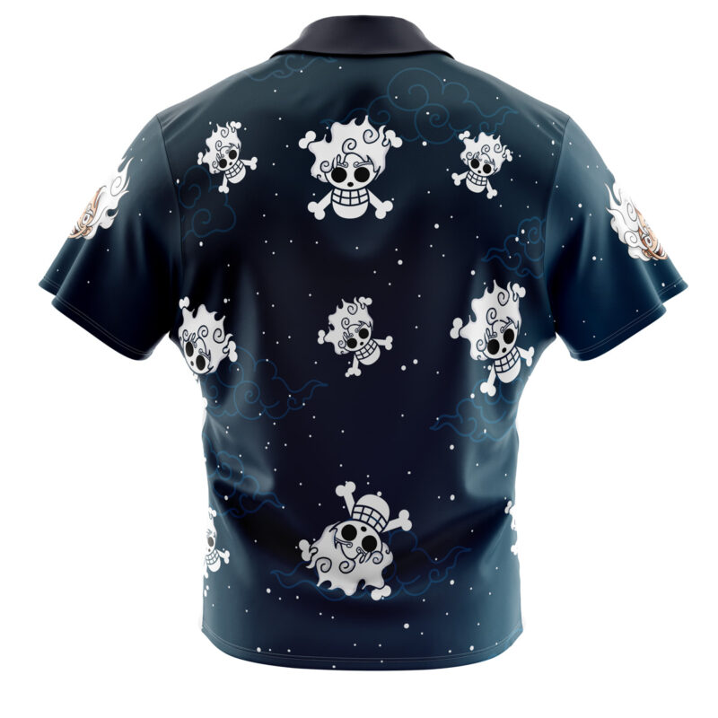 Luffy Gear5th One Piece Button Up Hawaiian Shirt - Image 2